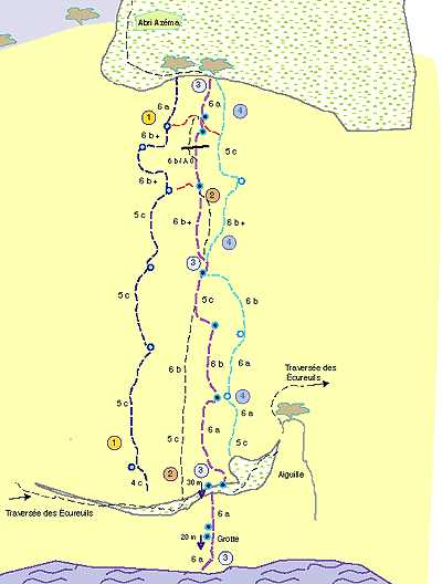 calanques, secteur de l'oule